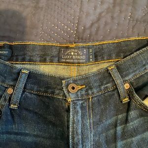 Lucky brand 36x32 221 original straight jeans. Barely worn